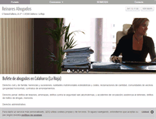 Tablet Screenshot of abogadoscalahorra.com